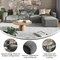 Flash Furniture Bridgetown Luxury Modular 5 Piece Sectional Sofa, Dark Gray IS-IT2231-5PCSEC-DKGRY-GG - alternate 2